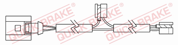 Czujnik zużycia klocka